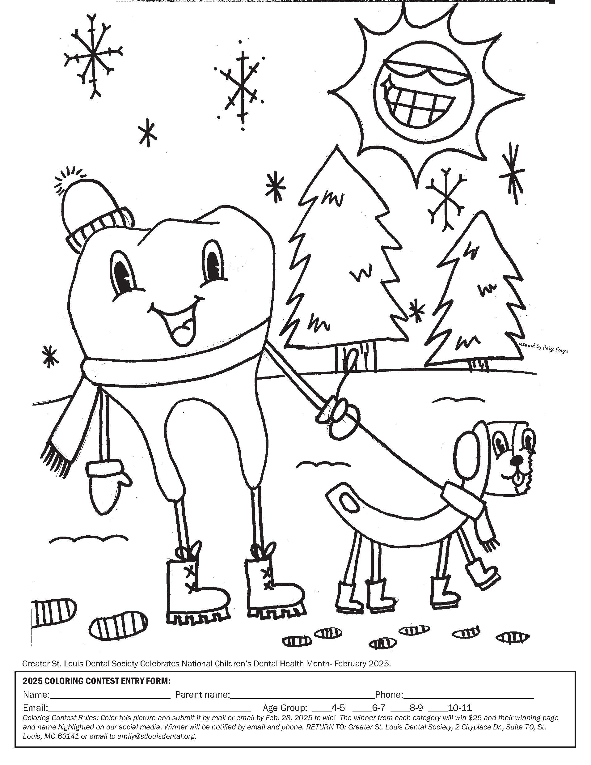 2025 Coloring Page